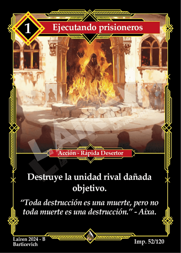 052 Ejecutando Prisioneros - Coste 1 #1