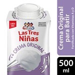 Crema de Leche Las Tres Niñas Uat Para Batir 500 cc. #1