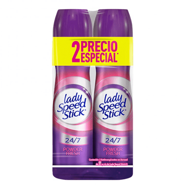 2 Antitranspirante En Aerosol Lady Speed Stick Invisible Pro 5 En 1 | 150 Ml