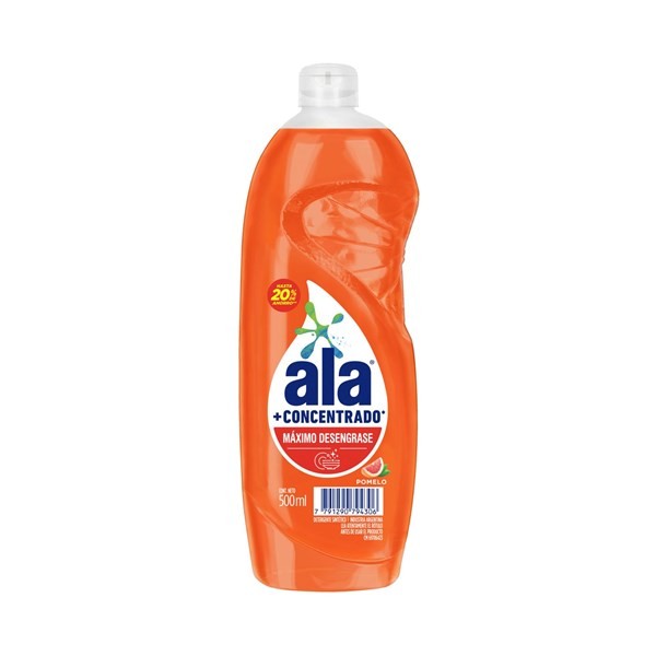Lavavajilla Concentrado Ala Pomelo en Botella 500 cc. alt