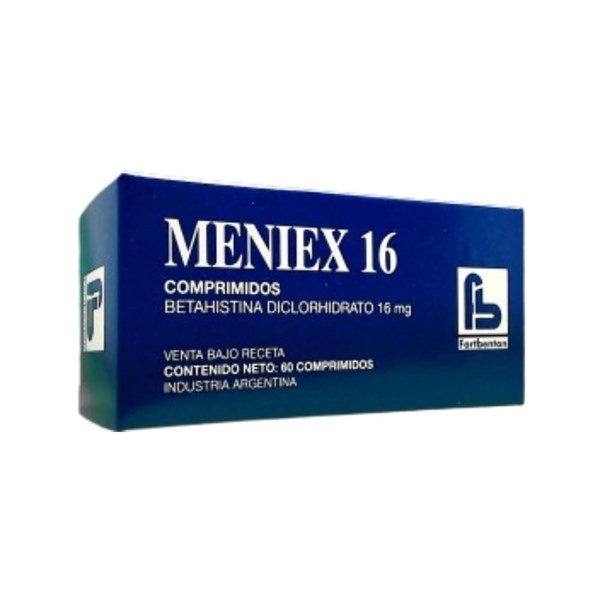 Fortbenton Meniex Betahistina 16 Mg x 60 Comp #1