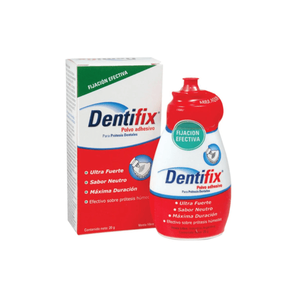 Dentifix Polvo Adhesivo Para Prótesis Dentales 20 g