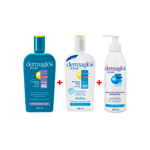 Kit Protector Solar Dermaglós Familiar + Gel Post Solar 3 Unid #1