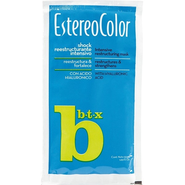 Estereo Color Tratamiento Shock Reestructurante Intensivo Btx x 50 gr. #1