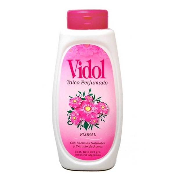 Vidol Talco Corporal Perfumado Floral Talquera 200g #1