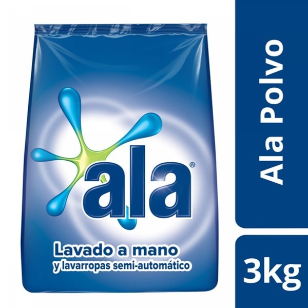 Ala Jabon en Polvo Lavado a Mano 3 kg #1