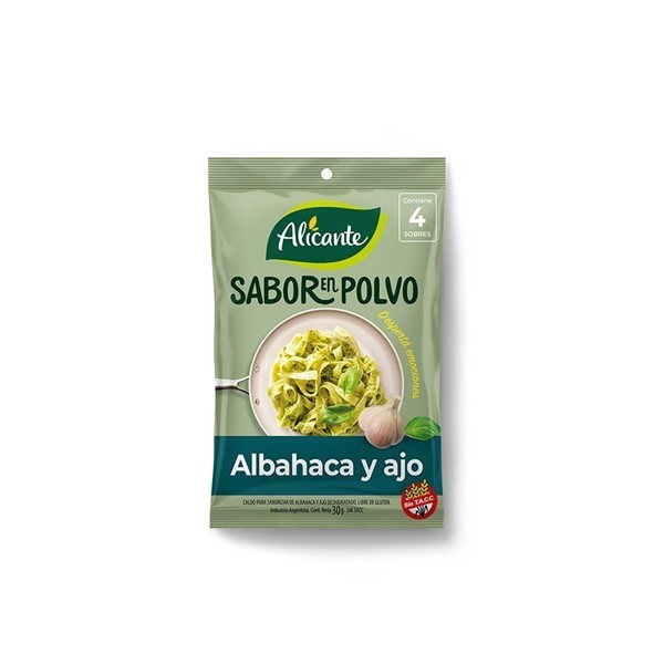 La Virginia Saborizador Alicante Albahaca Y Ajo 4s