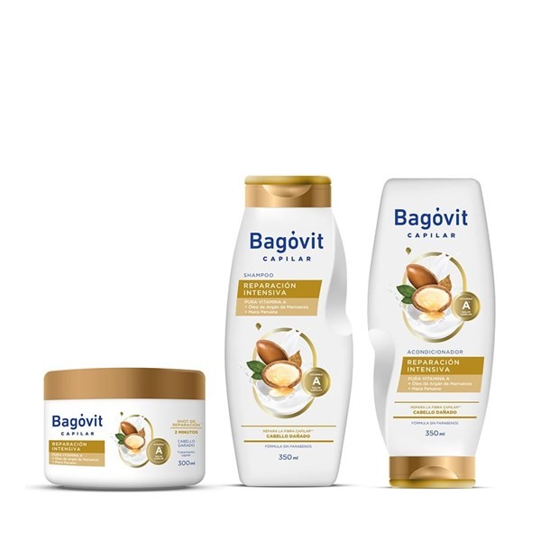 Kit Bagóvit Capilar Reparación Shampoo + Acondicionador + Mascarilla #1