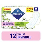 Nosotras Toalla Invisible Algodón 100% Orgánico (12 Unidades) #1