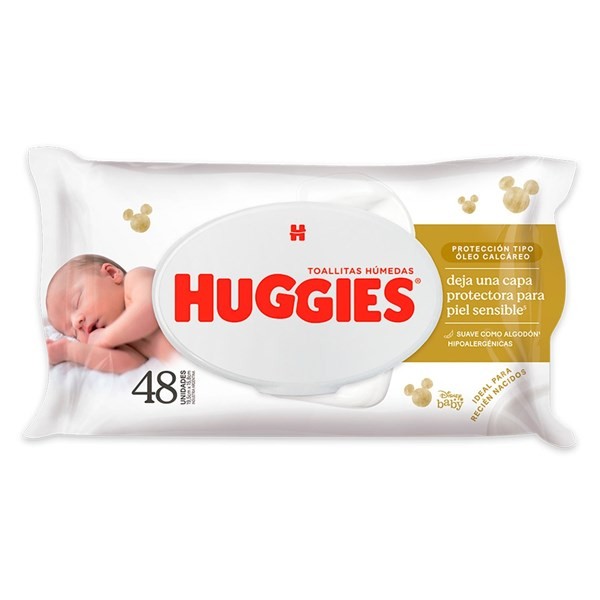 Huggies Toallas Húmedas Protección Tipo Óleo Calcáreo (48 Unidades) alt