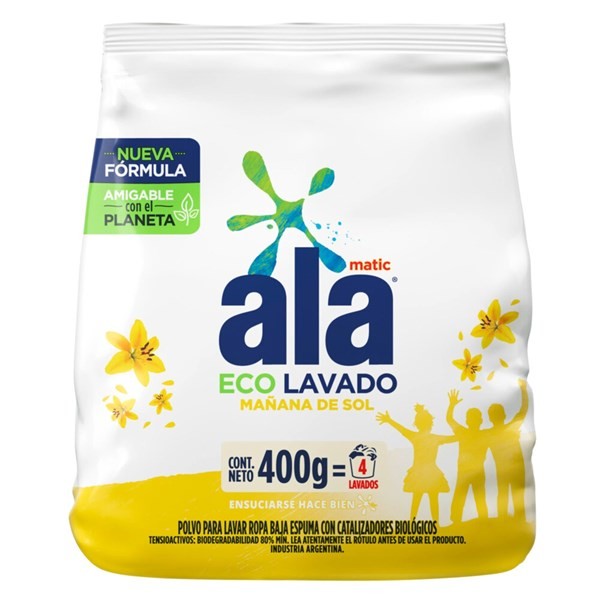 Jabón en Polvo Ala Mañana de Sol Matic 400 g. alt