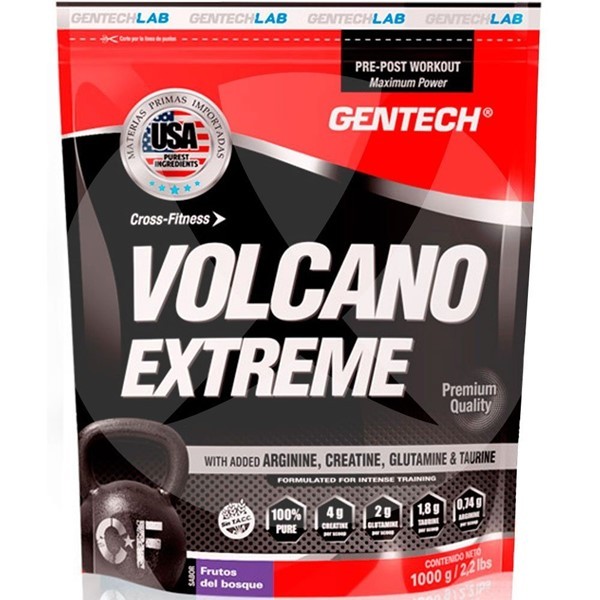 Suplemento Dietario Volcano Extreme Gentech Frutos Del Bosque x 800 gr