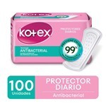 Kotex Protectores Diarios Antibacteriales (100 Unidades) #1