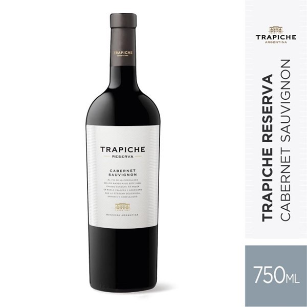 Vino Tinto Trapiche Reserva Cabernet Sauvignon 750 Cc #1
