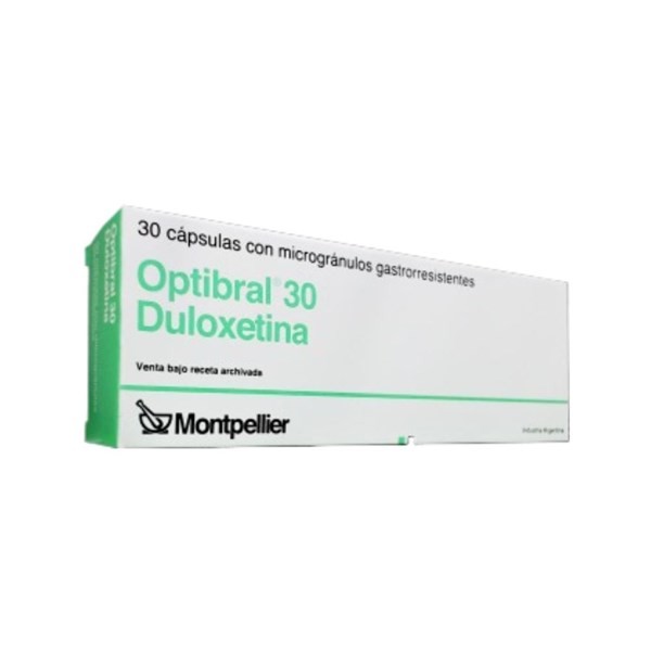 Montpellier Optibral Duloxetina 30 Mg x 30 Cáps #1
