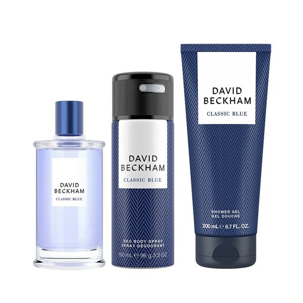 David Beckham Cofre Classic Blue Edt 100 ml + Shower Gel 200 ml + Desodorante 150Ml alt