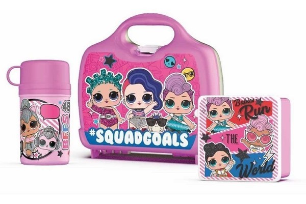 Disney  lol Kit Lonchera  + Taza + Cantimplora #1