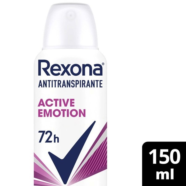 Desodorante Femenino Rexona Active Emotion 72H 150 ml #1