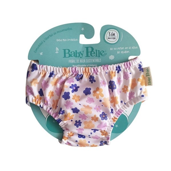 Pañal de Agua Baby Pelle Reutilizable Jardín Talle 6