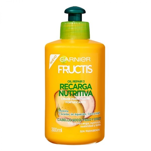 Fructis Crema Para Peinar Recarga Nutritiva 300 ml alt