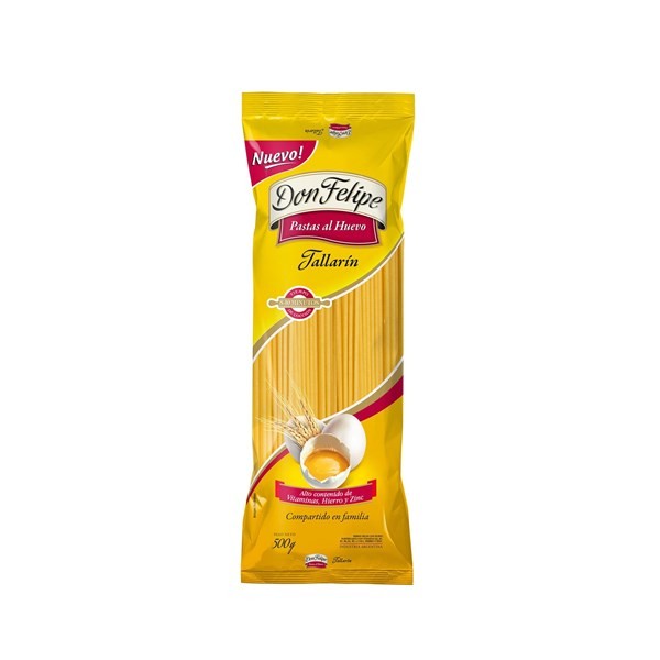 Fideos Tallarines Al Huevo Don Felipe 500 G. #1