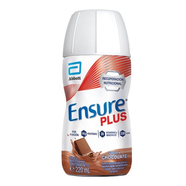 Ensure Suplemento Nutricional Plus Sabor Chocolate 220 ml