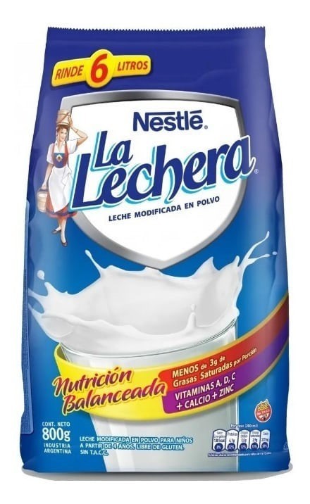 Leche en Polvo Nutrición Balanceada |800 gr|La Lechera