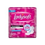 Ladysoft Toallitas Femeninas Ultradelgada Ultra Seca Dual Lock Con Alas #1