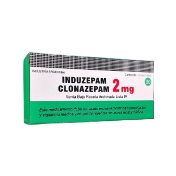 Finadiet Induzepam Clonazepam 2 Mg x 30 Comp #1