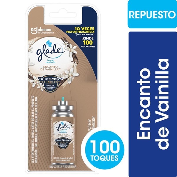 Aromatizante De Ambientes Glade Toque Vainilla Repuesto 9gr #1