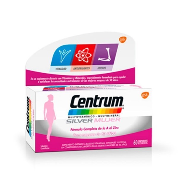 Centrum Suplemento Dietario Multivitamínico Silver Mujer (60 Cmp) alt
