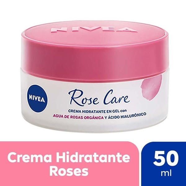 Nivea Crema Facial Hidratante en Gel  Rose Care Para Todo Tipo de Piel 50 ml #1