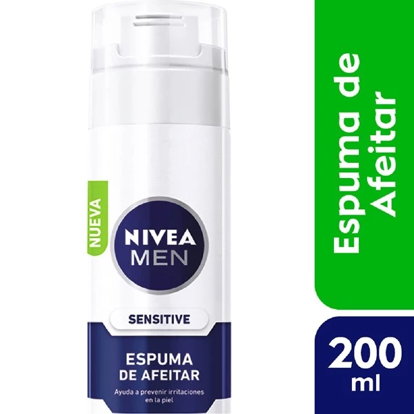 Nivea Espuma de Afeitar  men Sensitive Para Piel Sensible 200 ml
