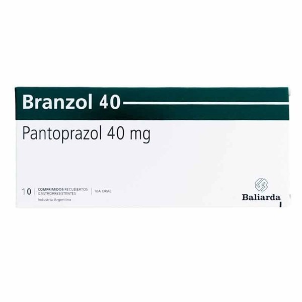 Branzol 40 Mg | 10 Comprimidos | pantoprazol #1