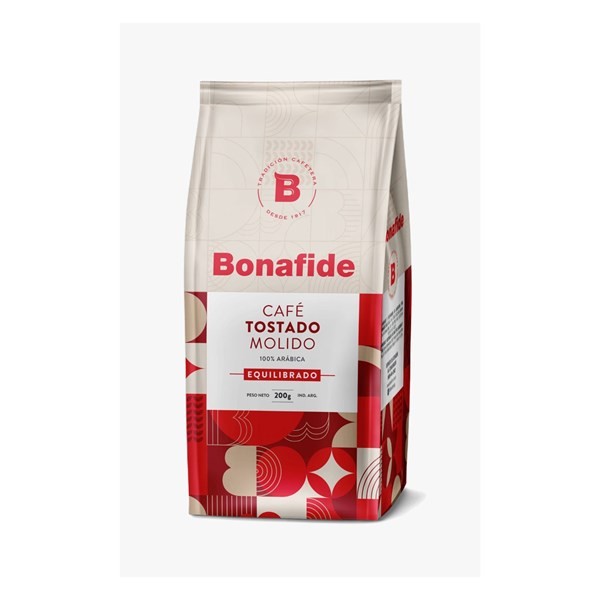 Café Tostado Molido Bonafide Equilibrado 200 grs #1