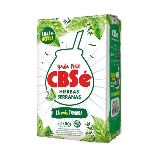 Cbse Yerba Mate Cbsé Hierbas Serranas X500g
