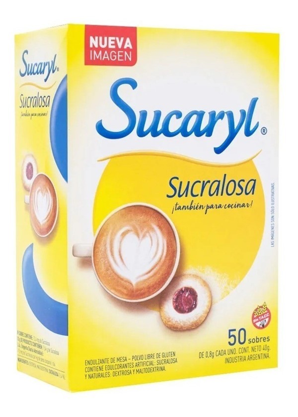 Sucaryl Sucralosa 40 gr Por 50 Sobres #1