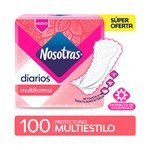 Protectores Diarios Nosotras Multiestilo Con Calendula 100 Uni #1