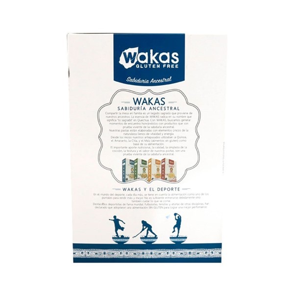 Pasta Multicereal Wakas Con Chia 250gr alt