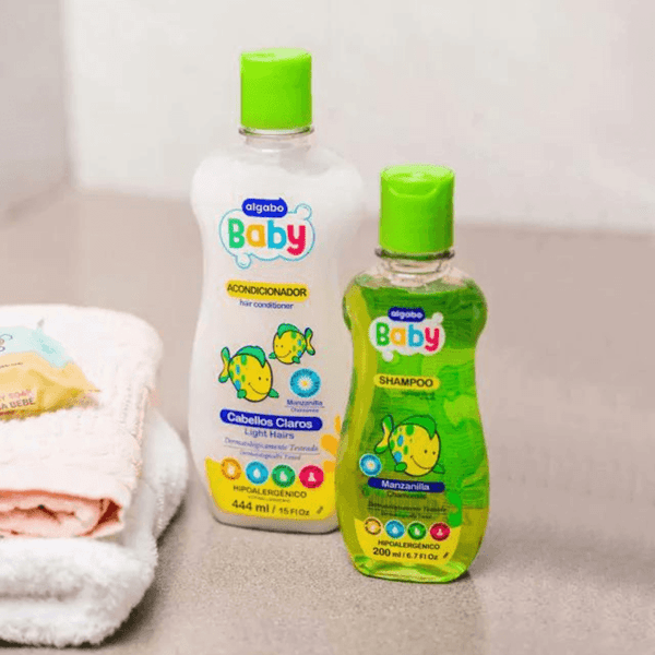 Shampoo Manzanilla Algabo Baby x 444 ml 440 ml alt
