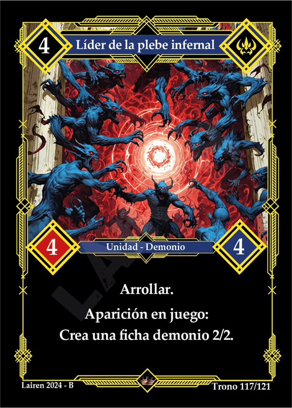 117 Lider De La Plebe Infernal - Coste 4 #1