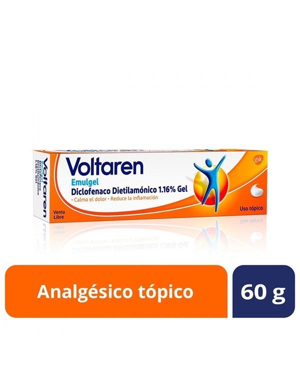 Voltaren Emulgel Analgésico Y Antiinflamatorio Pomo X 60gr #1