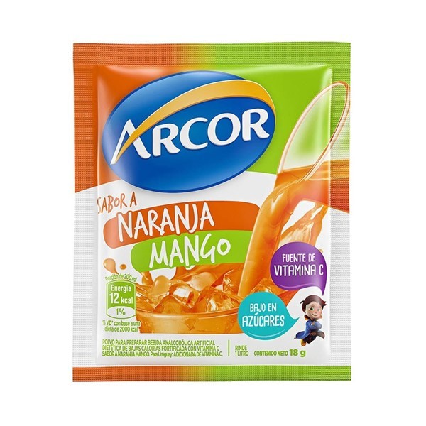 Jugo En Polvo Arcor Naranja Mango 18gr #1