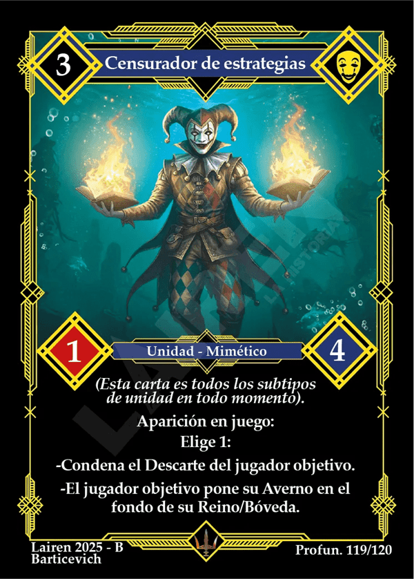 119 Censurador De Estrategias - Coste 3