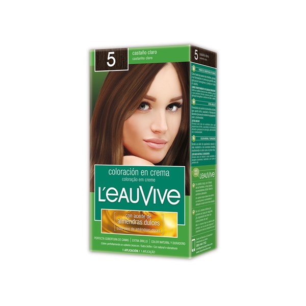 Coloración Leau Vive Kit N 5 Castaño Claro x 1 uni #1