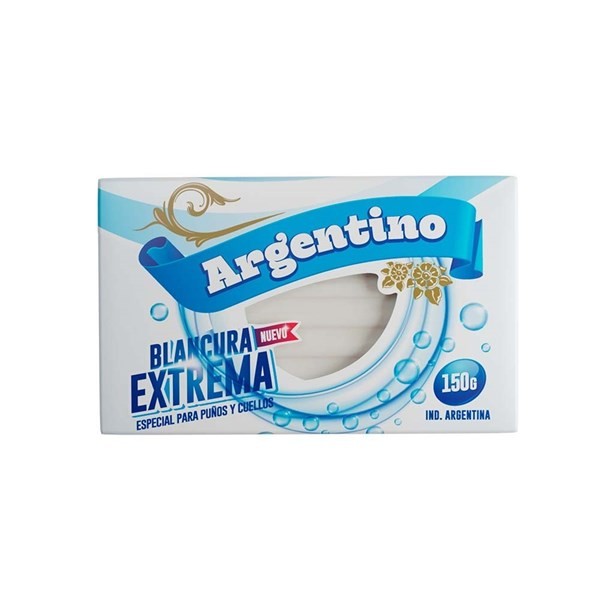Jabon en Pan Argentino Blancura Extrema 150 g