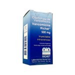 Laboratorios Richet Vancomicina Richet Vancomicina 500 Mg Iv Frasco Ampolla Inyectable x 1 un #1