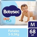 Babysec Pañales Ultrasoft m x 68 Unidades #1