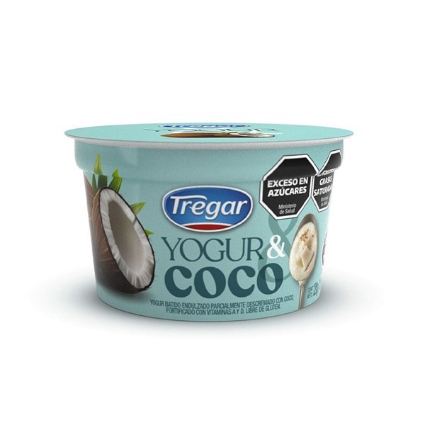 Yogur Entero Batido Coco x 120 gr Tregar