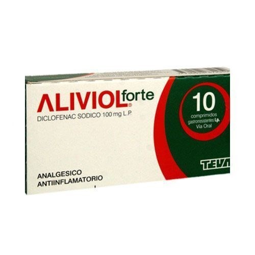 Aliviol Forte 100 mg 10 comp #1